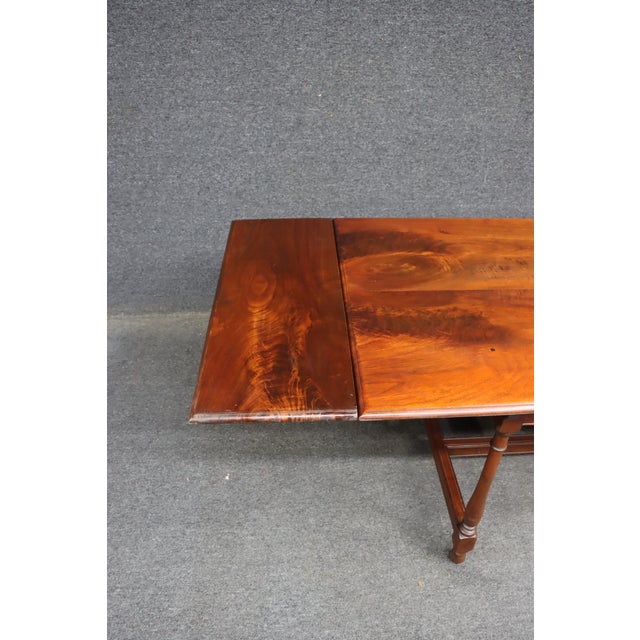 Antique Walnut Harvest Table Leaves For Sale - Image 13 of 18