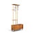 Mid 20th Century Mid Century Walnut and Brass Wall Unit Room Divider For Sale - Image 5 of 10