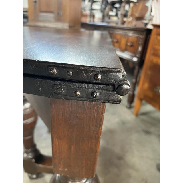 Brown 18th Century Dutch Drop-Leaf Table For Sale - Image 8 of 14