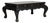 Mid 20th Century France Chinoiserie Black Wood Coffee Table For Sale
