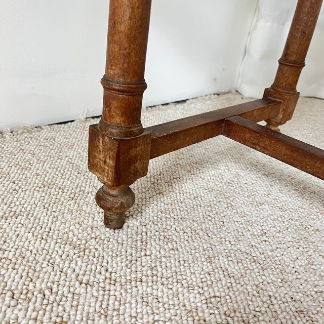 Antique Louis XIII Bench in Turned Wood and Cane, 1890s For Sale - Image 15 of 18