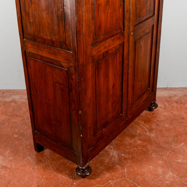 Antique Late 19th Century Wooden Wardrobe For Sale - Image 10 of 18