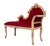 Very nice elegant Louis XVI style small hall Sofa . Creme Color Craquele Wood ,comes with Gold Color details . Upholstery...