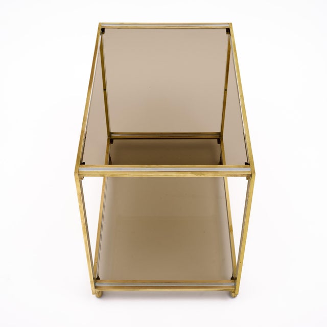Chrome Italian Modernist Bar Cart by Romeo Rega, Circa 1970 For Sale - Image 8 of 9