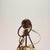 Vintage Ethnic Table Lamp in Metal and Leather For Sale - Image 5 of 7