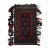 Rug & Kilim’s Baluch Tribal Scatter Rug in Burgundy With Geometric Patterns For Sale