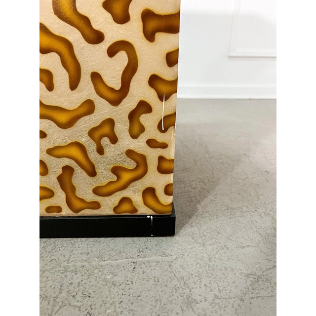 Organic Modern Oversized Lamps or Lighted Tables - A Pair For Sale - Image 9 of 10