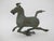 Chinese Bronze Flying Horse of Gansu Han Dynasty Style Figurine Sculpture For Sale - Image 9 of 12