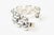 Vintage Sterling Silver Ball Linked Cuff Bracelet Hallmarked, 1970's For Sale In Miami - Image 6 of 11