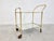 Vintage Brass Drinks Trolley, 1960s For Sale - Image 4 of 12