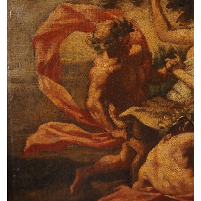 French School Artist, Bacchanales, 18th Century, Oil on Canvas For Sale - Image 13 of 18