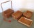 Vintage 1946 Occupied Japan Stacking Bamboo Lunch Picnic Basket For Sale - Image 12 of 12
