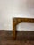 Paper Tortoise Burled Laminate Parsons Console Table For Sale - Image 7 of 9