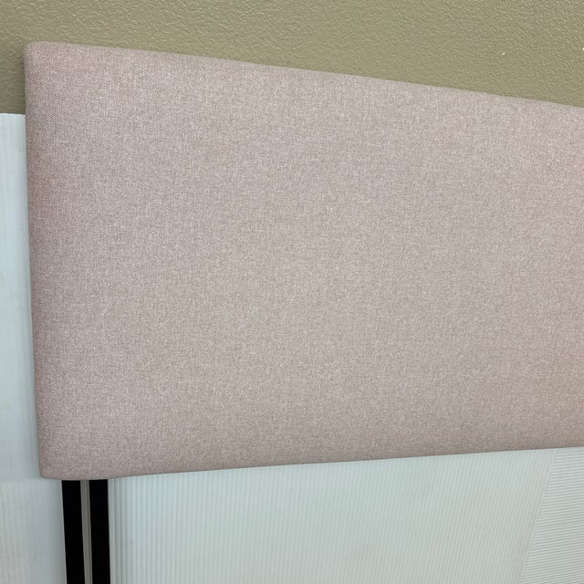 California King Skyline Furniture Olivia Headboard, Rose Quartz For Sale - Image 4 of 12
