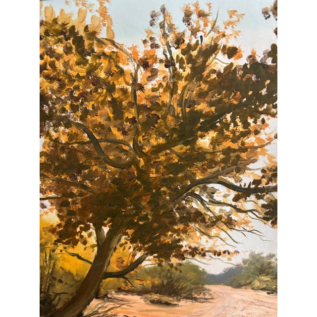 1971 Signed James L. Reed Original Oil Painting – Framed Canvas – American Landscape For Sale - Image 9 of 10