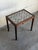 Mid-Century Modern Vintage Danish Rosewood Tile Top Side Table Scandinavian Modern End Table For Sale - Image 3 of 9