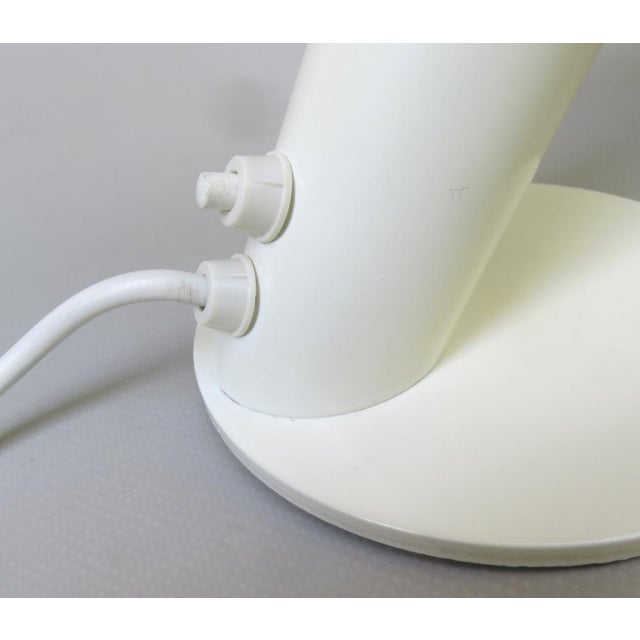 Small Space Age Table Lights in White, 1970s, Set of 2 For Sale - Image 18 of 18