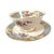 Ceramic Vintage Lenox Ming P-16 Bird and Floral Footed Teacups and Saucers Set of 2 - 4 pcs For Sale - Image 7 of 16