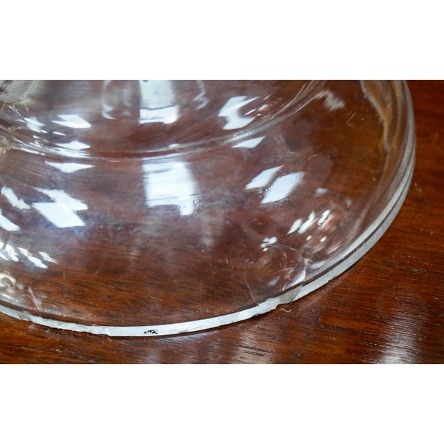 Metal Large Antique Crystal Whiskey Dispenser, 1870 For Sale - Image 7 of 8