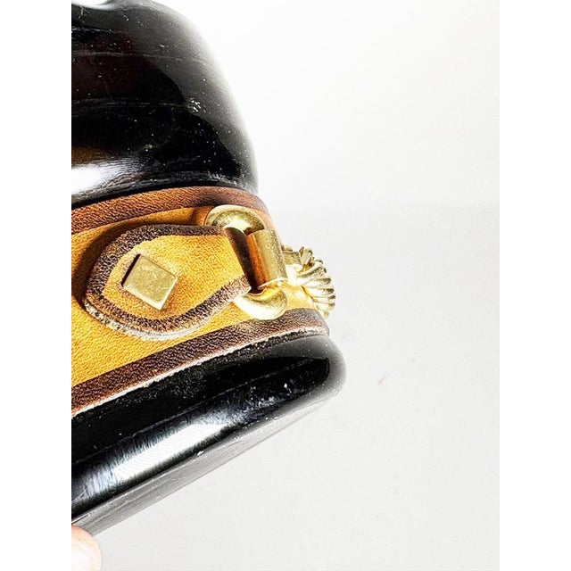 Vintage Glass and Brass Ashtray, France, 1970s For Sale - Image 9 of 10