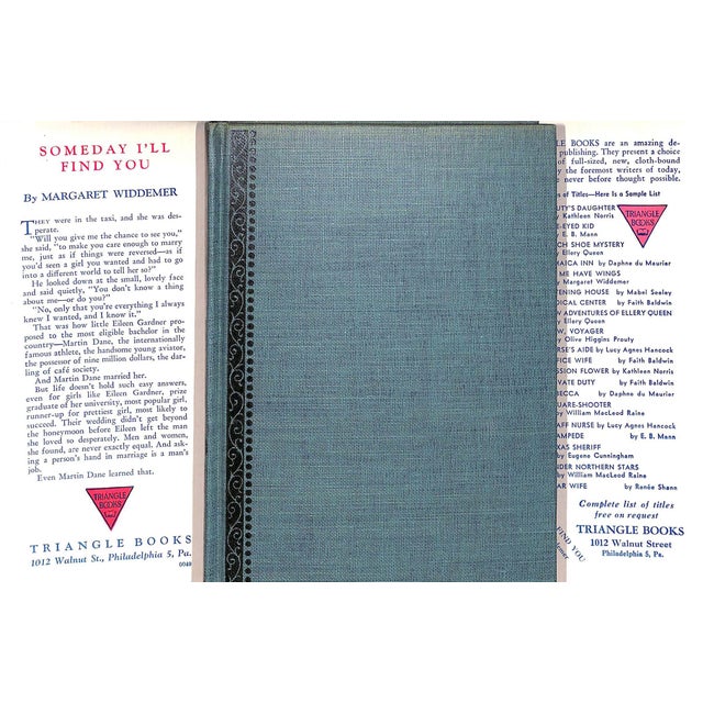 "Someday I'll Find You" 1945 Widdemer, Margaret For Sale In New York - Image 6 of 6