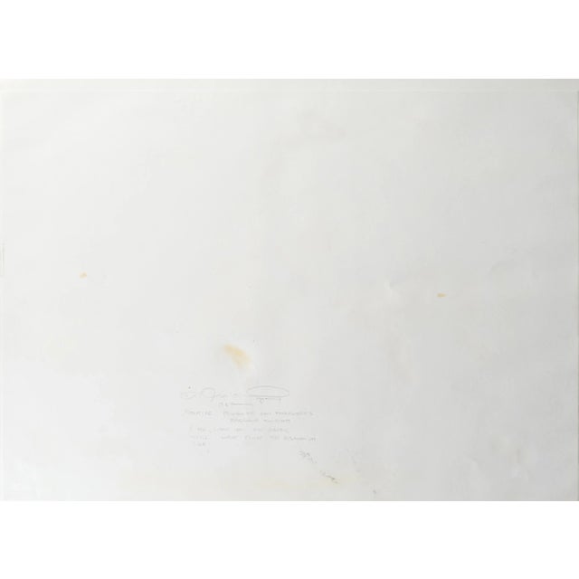 'Flight to Byzantium' by Miklos Pogany, 1987; Abstract Monotype by San Francisco Bay Area Artist For Sale - Image 9 of 10