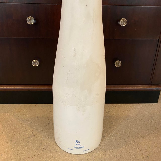 Mid 20th Century Exceptionally Tall Industrial Porcelain Glove Mold Form For Sale - Image 4 of 9