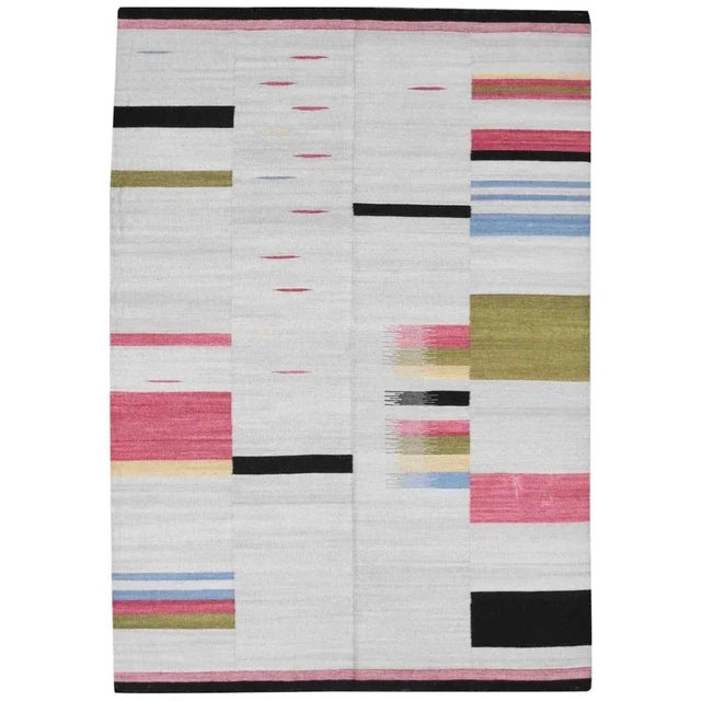 Not Yet Made - Made To Order Tribal Style Handwoven Flat Kilim Rug For Sale - Image 5 of 5