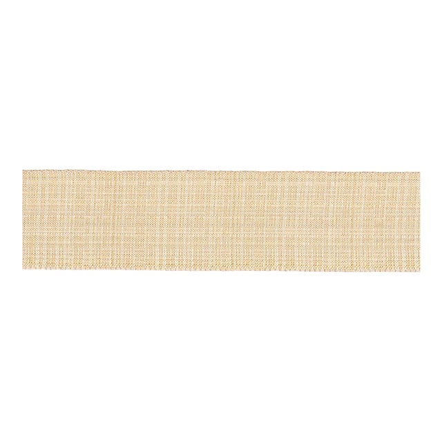 Schumacher Tweed Tape Wide In Yellow For Sale