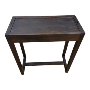 Vintage Shanxi Province Elmwood Side Table