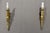 Wall sconces. Torches. Louis XVI style, early 19th century. Made of bronze. Interior markings: JL 48 (not visible)....