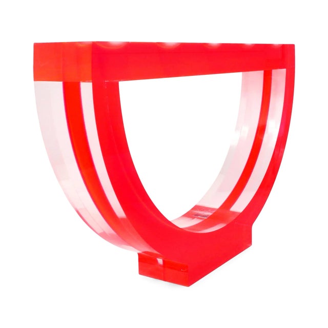 Memphis Group Laminated Acrylic Ospiti Collection Sculpture by Andrea Anastasio for Design Gallery Milano (1999) For Sale - Image 4 of 12