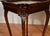 1940s Pair of English Chippendale Carved Mahogany Side Tables / End Tables For Sale - Image 10 of 18