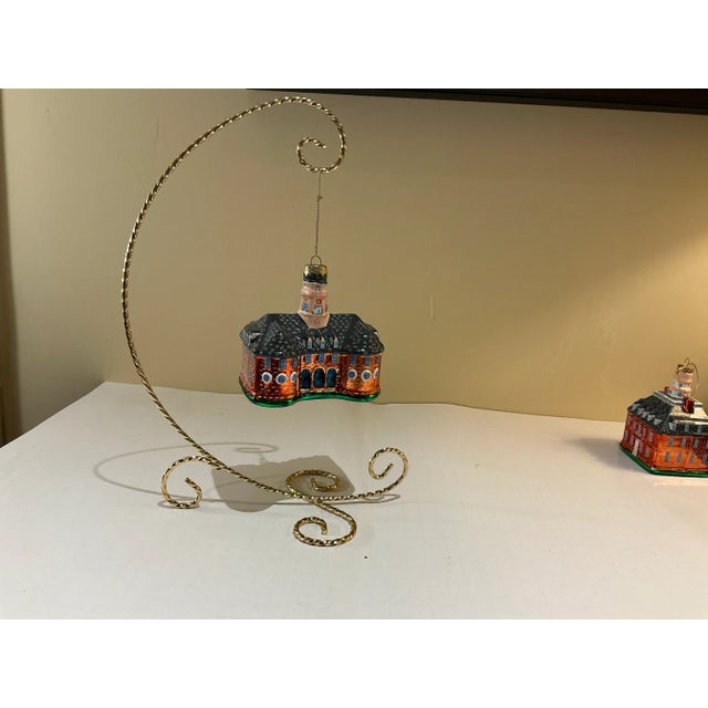 Colonial Williamsburg Christmas Tree Ornaments - A Pair For Sale - Image 10 of 12