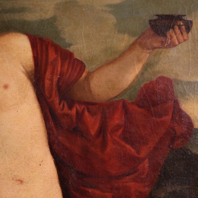 Italian Artist, Sacred Love, Nude, 1830, Oil on Canvas For Sale - Image 14 of 16