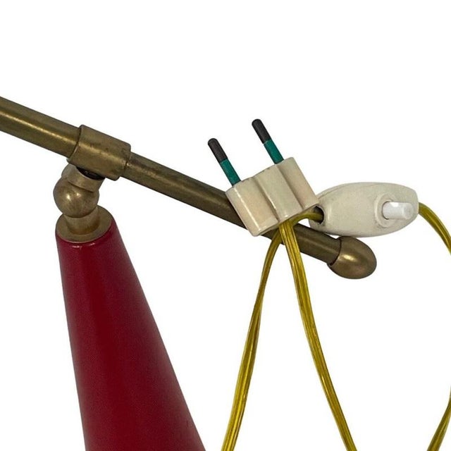 Diabolo Desk Lamp on Marble Base from Stilnovo For Sale - Image 10 of 11
