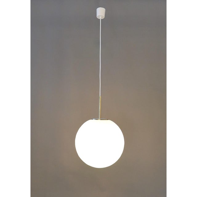 1970s Ice Glass Ball Lamp by Doria Leuchten, 1970s For Sale - Image 5 of 17
