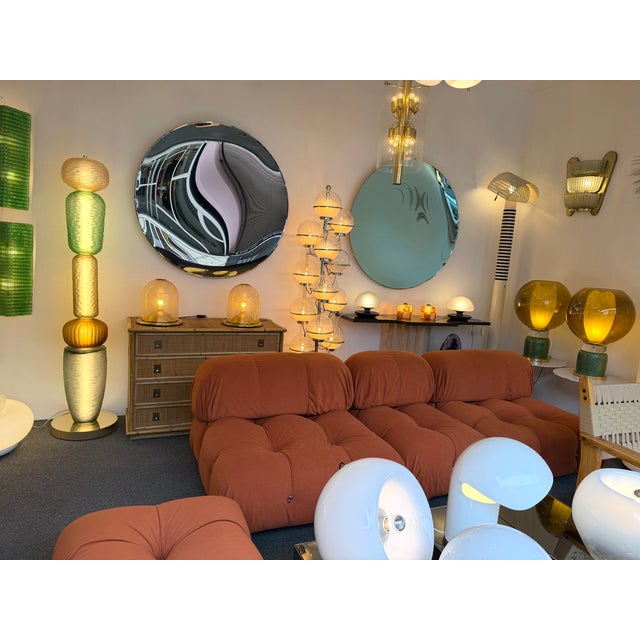 Large Contemporary Totem Murano Glass Floor Lamp by Studio Ad, Italy For Sale - Image 6 of 14