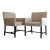 Mid 20th Century Dining Arm Chairs After Paul Evans or Harvey Probber - A Pair For Sale