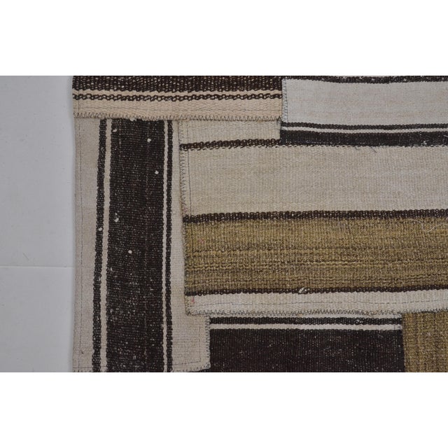 Vintage Handwoven Decorative Hallway Kilim Runner For Sale - Image 10 of 10