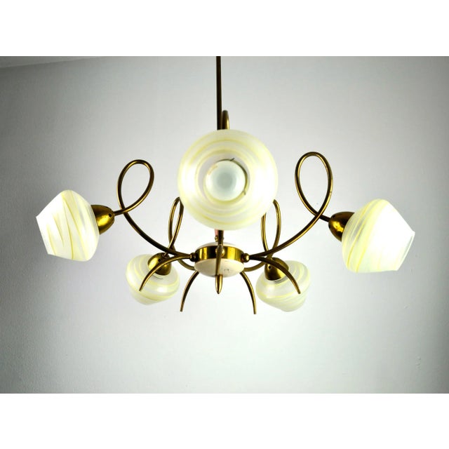 Mid-Century Modern Mid-Century Sputnik Ceiling Lamp For Sale - Image 3 of 11