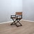 1950s Vintage Bamboo and Leather Director's Chair from McGuire, 1950s For Sale - Image 5 of 15