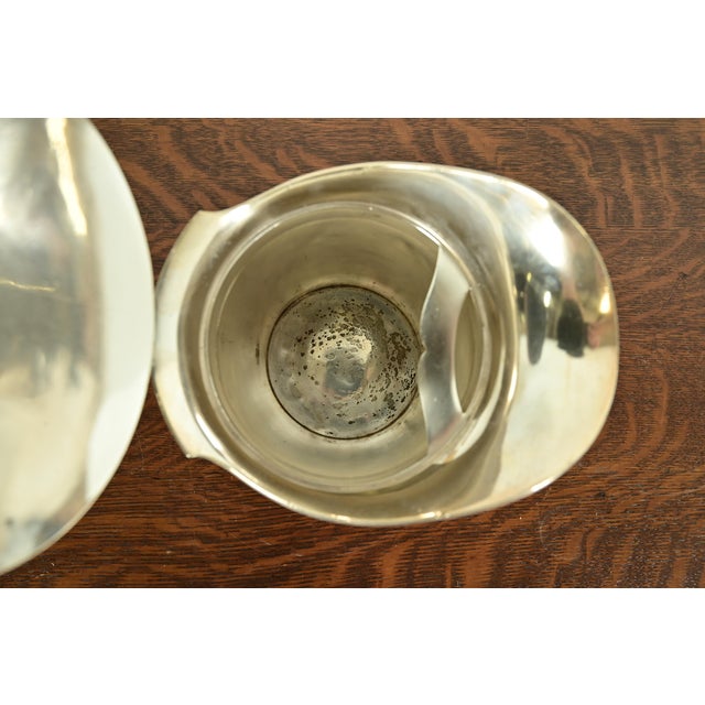 Antique Tiffany & Co. Victorian Silverplate Repoussé Pitcher For Sale In South Bend - Image 6 of 12