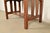 Stickley Brothers Style Antique Mission Oak Arts & Crafts Writing Desk, Newly Refinished For Sale - Image 10 of 14