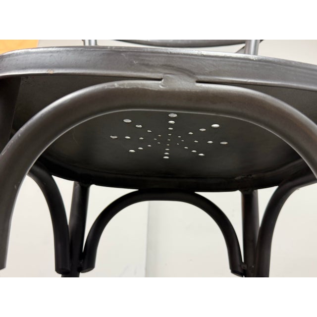 Restoration Hardware Metal Madeleine Side Chairs, Pair For Sale - Image 12 of 12