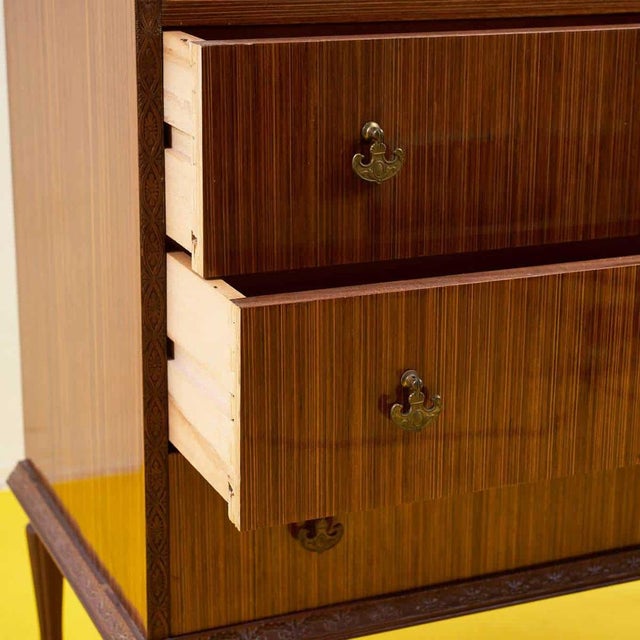 Vintage Wooden Cabinet, 1950s For Sale - Image 6 of 11