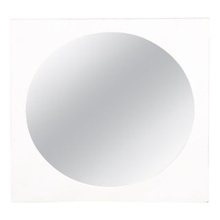 Mid-Century Czech Wall Mirror with Wooden Frame, 1970s For Sale