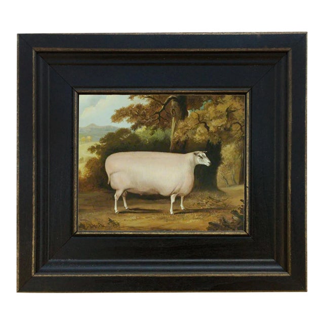 Sheep Reproduction Framed Oil Painting Reproduction Print on Canvas