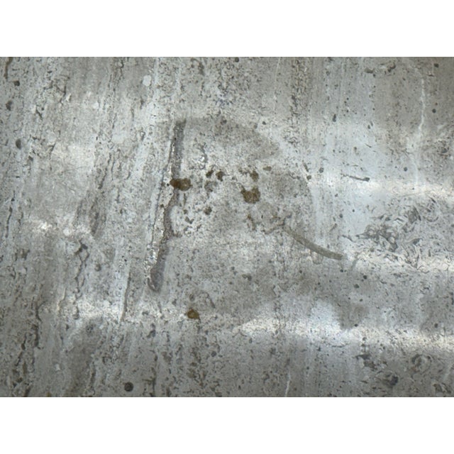 Italian Travertine Coffee Table, Vintage For Sale - Image 11 of 12