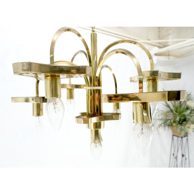 Glass Rod Prisms Gaetano Sciolari Chandelier Light Fixture Stunning. For Sale - Image 11 of 18